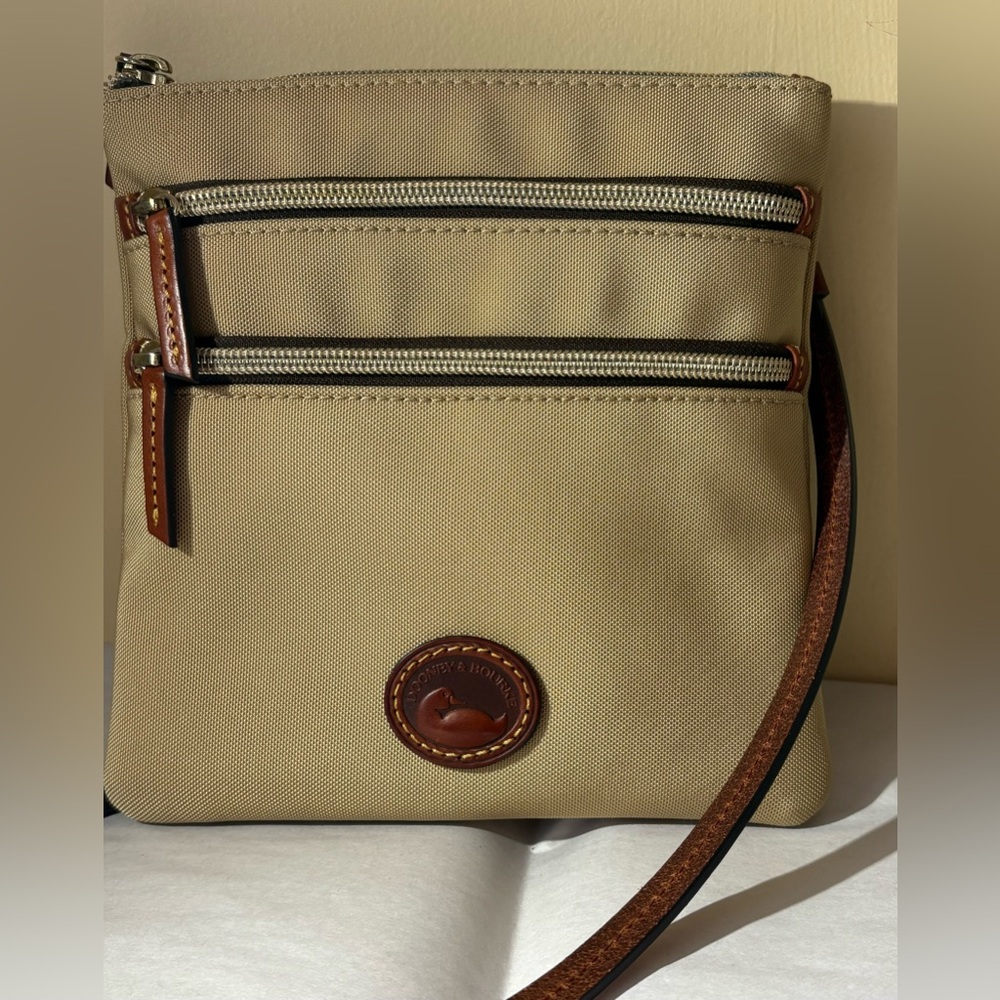 Dooney & Bourke Nylon North South Triple Zip Crossbody Purse - Never Used